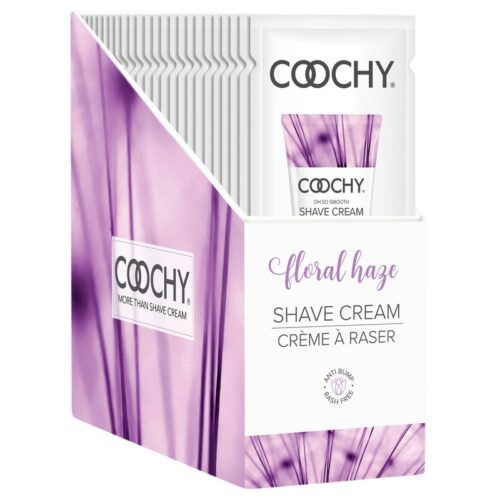 15 ml Coochy Shave Cream Floral Haze Display of 24 Foils 1