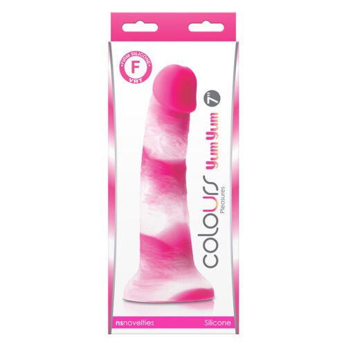 Colors Pleasures 7” Yum Yum Dildo Pink