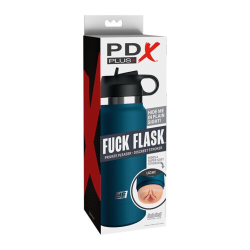 PDX Plus Fuck Flask Private Pleaser Blue Bottle Light 1