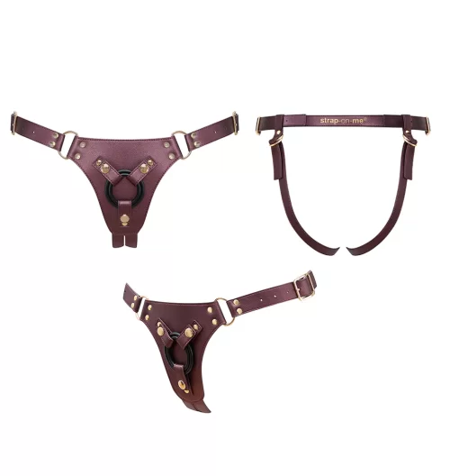 Harness Simili Generous - One Size - Aubergine