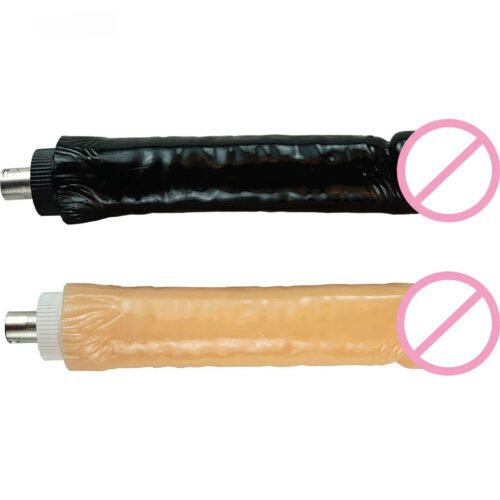 Big Black/White Dildo 10 inch XLR Connector for Sex Machines