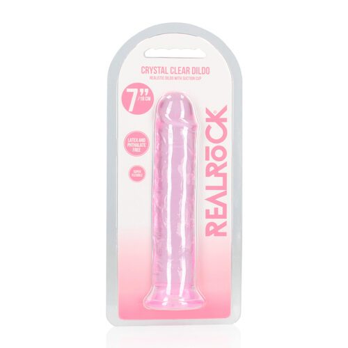 7″ Dildo Straight Pink