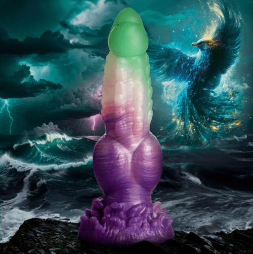 Aqua Phoenix Silicone Dildo